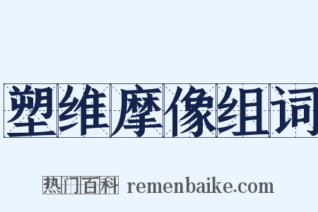 塑维摩像组词是什么意思的图片